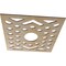 Ekena Millwork Chevron Wood Fretwork Pierced Ceiling Medallion, Hickory, 18"OD x 4 5/8"ID x 1/4"T CMWP18X18X0250CHHI - alternate 4